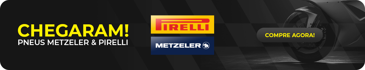 Novidade! Pneus para moto Pirelli & Metzeler